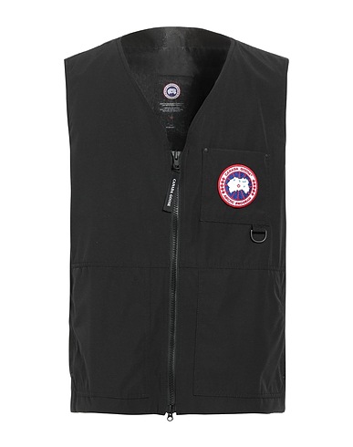 CANADA GOOSE Vest Black 84% Polyester, 16% Cotton