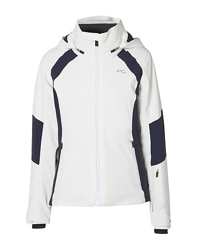 KJUS Giubbotto Off white 90% Poliestere, 10% Elastan