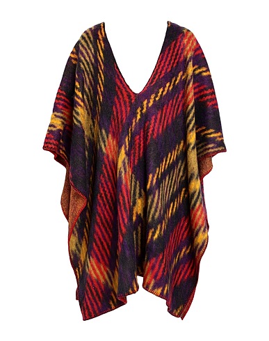 ISSEY MIYAKE MEN Cloak Red 30% Mohair wool, 30% Nylon, 30% Wool, 10% Acrylic