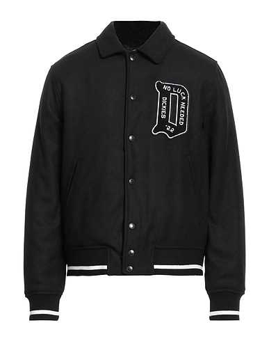 DICKIES Jacket Black 73% Polyester, 9% Wool, 8% Viscose, 7% Acrylic, 3% Other Fibres