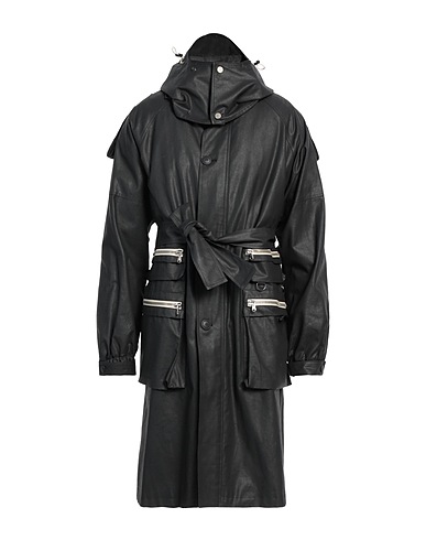 RAGLAN UNITED Manteau long Noir 100% Coton