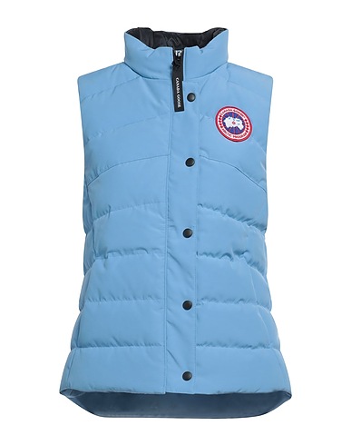 CANADA GOOSE Vest Sky blue 84% Polyester, 16% Cotton