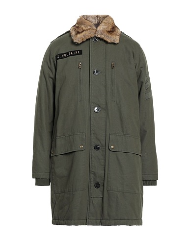 ZADIG&VOLTAIRE Coat Military green 100% Cotton