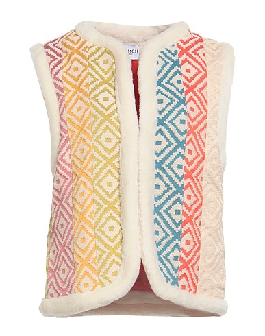 FRNCH Gilet Beige 70% Polyester, 30% Cotton