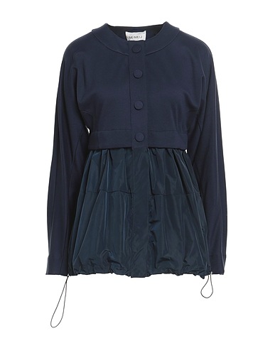 MEIMEIJ Jacket Navy blue 65% Viscose, 30% Polyamide, 5% Elastane, Polyester