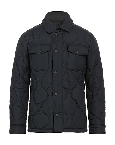 AIMÉ LEON DORE x WOOLRICH Shell  jacket Black 86% Polyamide, 14% Elastane
