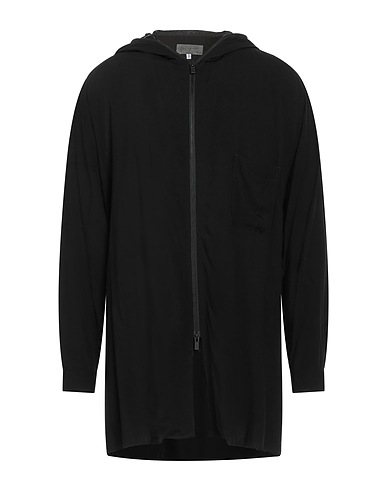 YOHJI YAMAMOTO Full-length jacket Black 100% Rayon
