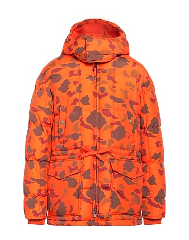 AIMÉ LEON DORE x WOOLRICH Shell  jacket Orange 60% Cotton, 40% Polyamide