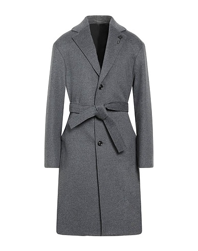 LARDINI Cappotto Piombo 100% Lana