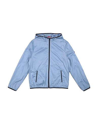 FAY Jacket Sky blue 100% Polyamide, Cotton