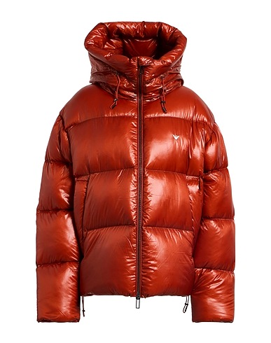 EMPORIO ARMANI Пуховик Ржаво-коричневый 100% Полиамид