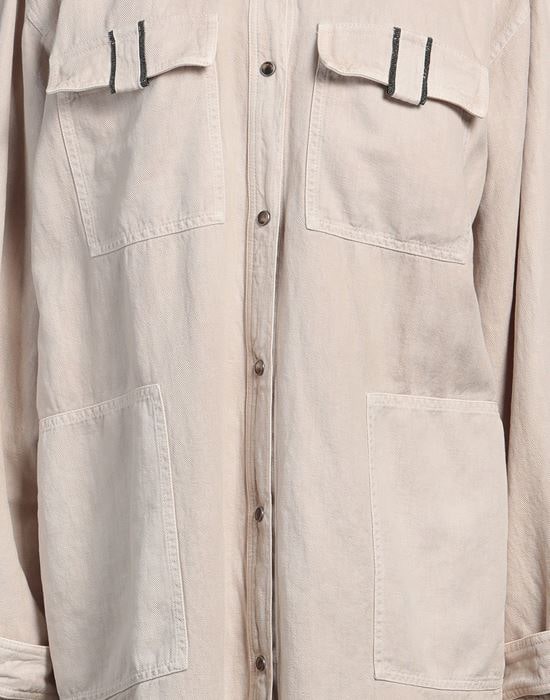 BRUNELLO CUCINELLI Джинсовая верхняя одежда