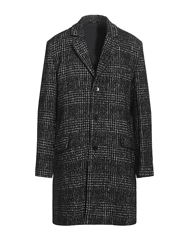 IRO Coat Black 41% Cotton, 25% Wool, 16% Synthetic fibers, 11% Polyester, 7% Alpaca wool
