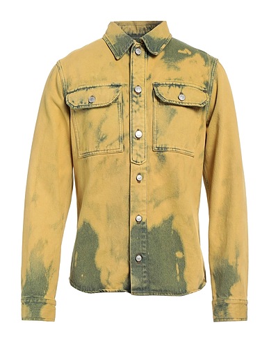 DRIES VAN NOTEN Denim shirt Yellow 100% Cotton