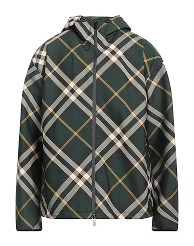 BURBERRY Jacket Dark green 100% Polyester