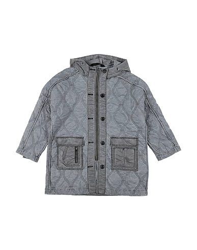 DIESEL Jacke Grau 100% Nylon, Elastan