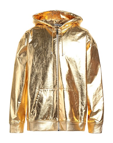 VALENTINO GARAVANI Hooded sweatshirt Gold 94% Cotton, 6% Polyamide