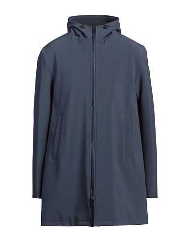 HERNO Coat Navy 92% Polyester, 8% Elastane