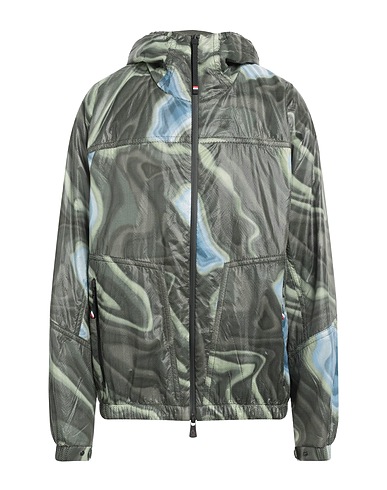 MONCLER GRENOBLE Μπουφάν Πράσινο λάιμ 100% Πολυαμίδη