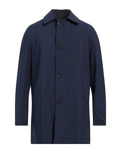 MANTO Full-length jacket Midnight blue 82% Cashmere, 18% Silk
