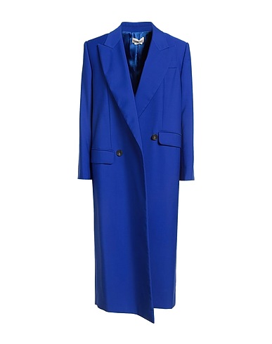 MCQUEEN Coat Bright blue 100% Wool