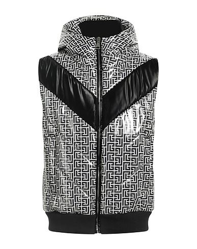 BALMAIN Жилет Чёрный 80% Полиамид, 20% Эластан, Полиэстер, Полиуретан, Хлопок
