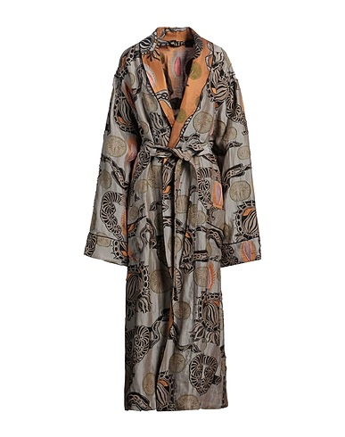 ORTO PARISI Full-length jacket 89% Linen, 11% Silk