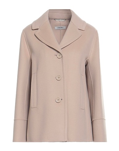 'S MAX MARA Coat Beige 100% Virgin Wool