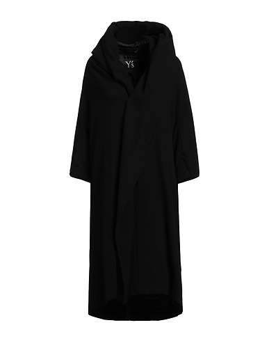 Y'S YOHJI YAMAMOTO Coat Black 90% Wool, 10% Nylon
