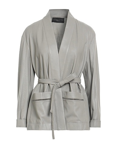 FABIANA FILIPPI Jacket Taupe 100% Chamois leather