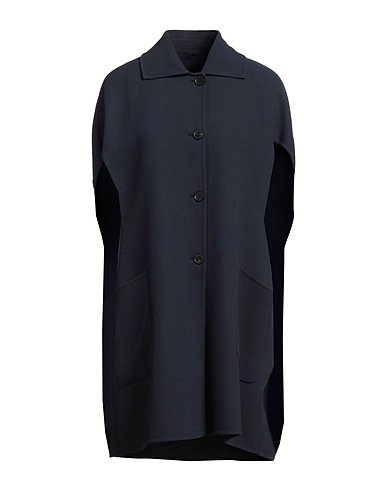 FABIANA FILIPPI Full-length jacket Midnight blue 100% Merino Wool