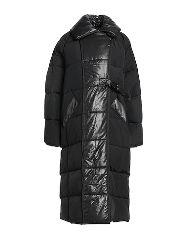 GANNI Shell jacket Black 84% Recycled polyamide, 16% EcoVero™ viscose