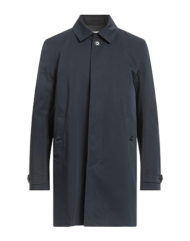 CLOSED Full-length jacket Navy blue 100% Cotton