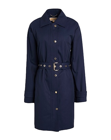 MICHAEL MICHAEL KORS Full-length jacket Navy blue 100% Cotton
