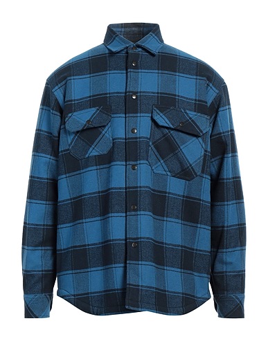 WOOLRICH Checked shirt Blue 100% Cotton