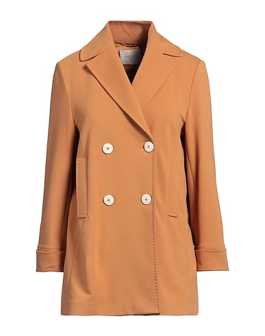 CIRCOLO 1901 Double breasted pea coat 93% Cotton, 7% Lycra®