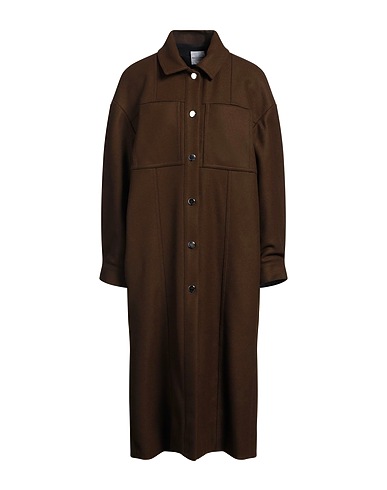 ROSEANNA Coat Dark brown 80% Virgin Wool, 20% Polyamide