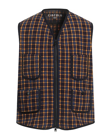 CIRCOLO 1901 Gilet Blue 100% Virgin Wool