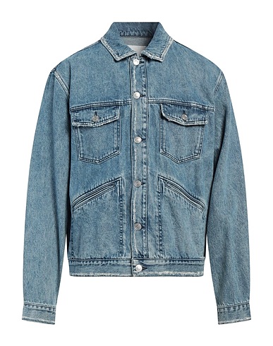 ISABEL MARANT Denim jacket Blue 100% Cotton, Polyester
