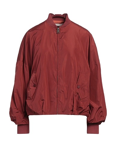 LIVIANA CONTI Bomber Brick red 100% Polyester, Viscose, Polyamide