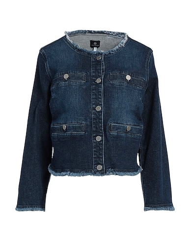 AG JEANS Denim jacket Blue 79% Cotton, 20% Recycled cotton, 1% Elastane