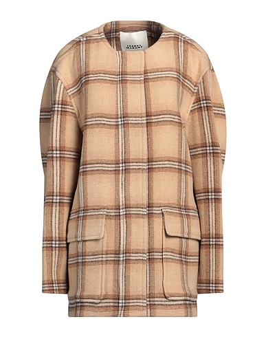 ISABEL MARANT Coat Beige 75% Wool, 25% Polyamide, Cotton