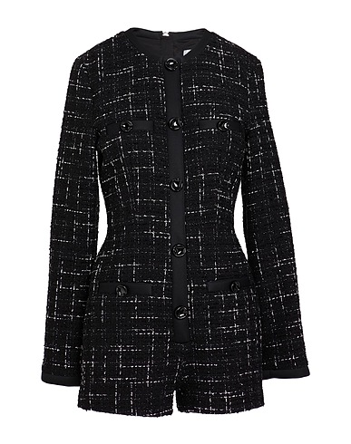 MSGM Overalls & Latzhosen Schwarz 60% Baumwolle, 17% Polyester, 9% Acryl, 9% Polyamid, 5% Andere Fasern