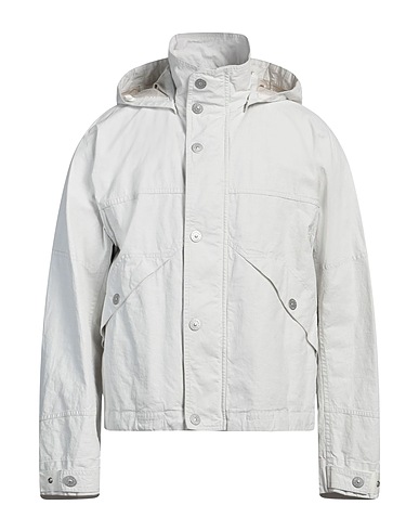 STONE ISLAND Giubbotto Bianco 100% Lino, Resina acrilica