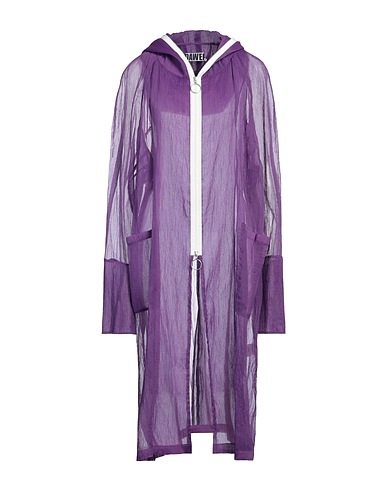 DAWEI Full-length jacket Purple 67% Polyamide, 33% Silk