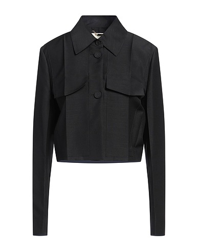 FENDI COATS & JACKETS Black 60% Mohair wool, 40% Wool