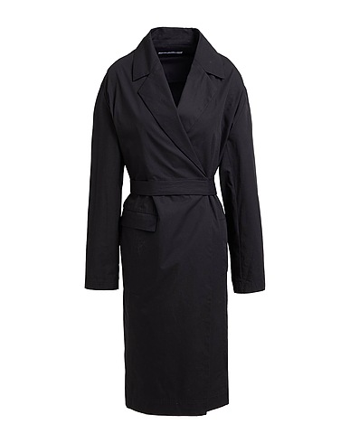 HENRIK VIBSKOV Full-length jacket Black 75% Organic cotton, 25% Recycled cotton