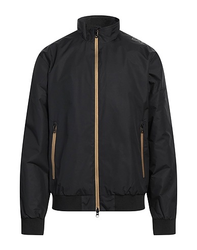EA7 Jacket Black 100% Polyamide, Polyester, Elastane