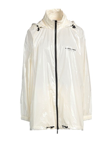 ARMANI EXCHANGE Full-length jacket Ivory 100% Polyamide, Polyurethane
