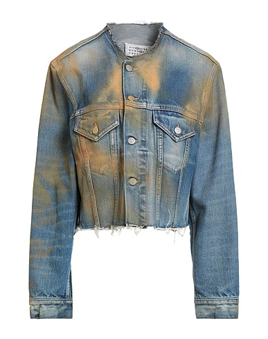 MAISON MARGIELA Denim jacket Blue 100% Cotton